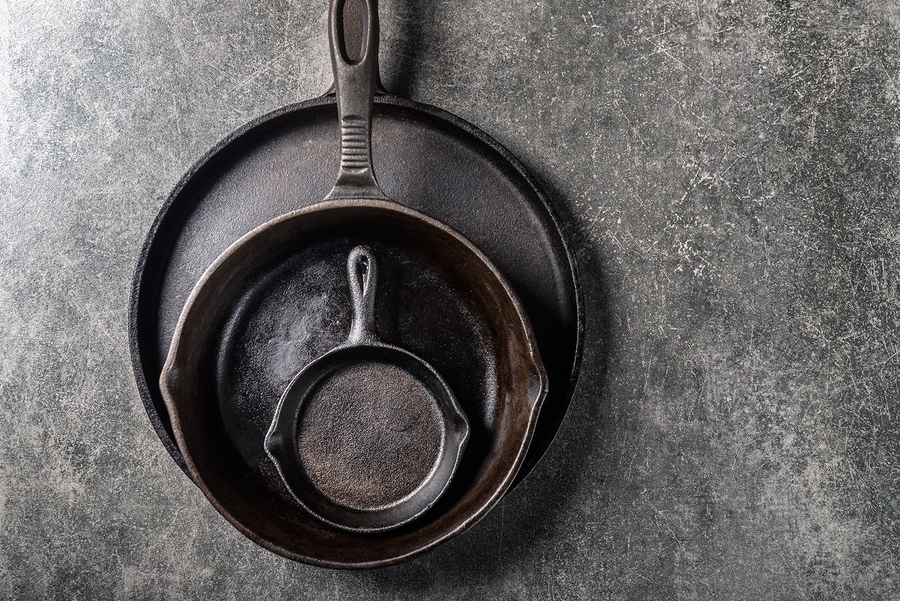 cast iron skillet-travel nursing kitchen