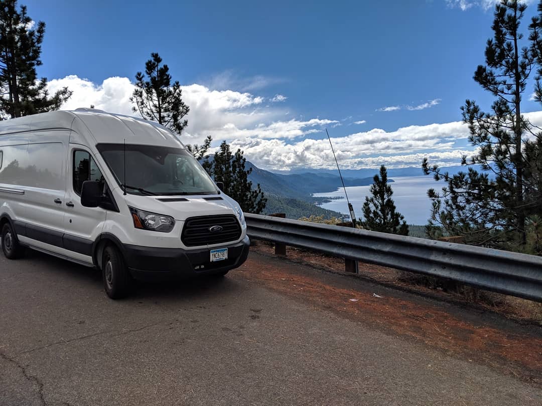 - Staffdna Tall Man Van-nate hemann-travel nurse van life-California-Eldorado National Forest
