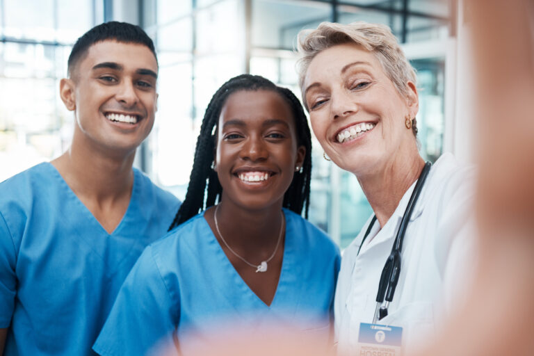 hospital-doctor-and-selfie-of-medical-nurse-and-2023-11-27-05-33-43-utc - Staffdna Unique Nursing Jobs, Nursing Jobs Dallas, Nursing Jobs in Dallas, RN Nurse Jobs Dallas TX, Registered Nurse Jobs Dallas TX